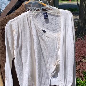 Tank, cardigan set, women’s